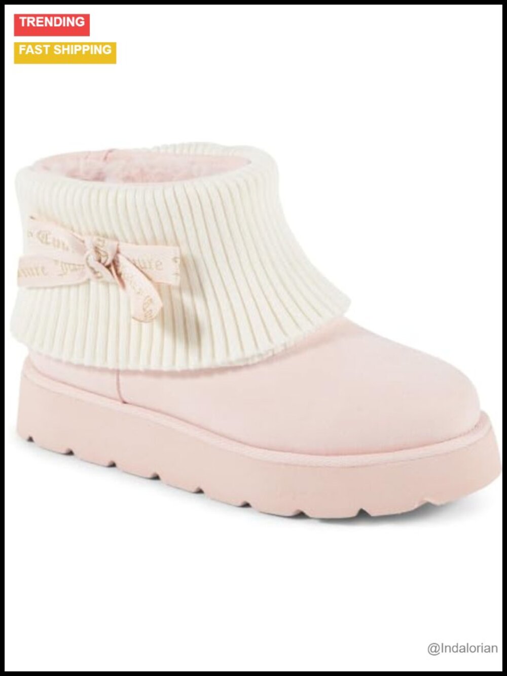Women's Cozy Pull-On Ankle Booties Chunky Lug Sole Faux Fur Lined Winter Boots